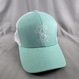 Paddle Princess Hat Womens Adjustable White‎ Teal Snapback Kayak Tubing